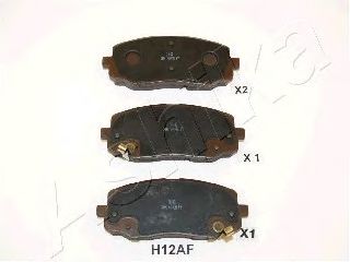 Тормозные колодки ASHIKA 50-0H-H12