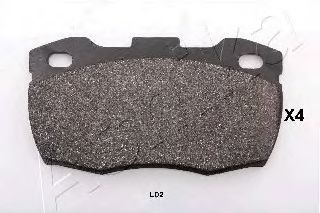 Тормозные колодки ASHIKA 50-0L-L02