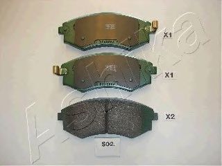 Тормозные колодки ASHIKA 50-0S-S02