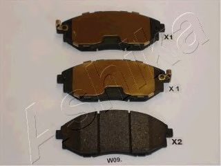 Тормозные колодки ASHIKA 50-0W-W09