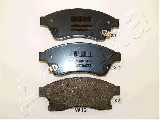 Тормозные колодки ASHIKA 50-0W-W12