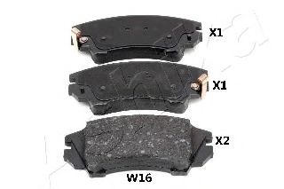 Тормозные колодки ASHIKA 50-0W-W16