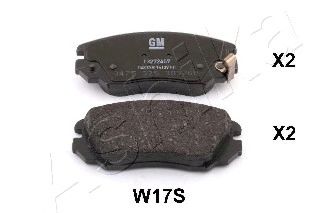 Тормозные колодки ASHIKA 50-0W-W17