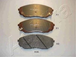 Тормозные колодки ASHIKA 50-K0-008
