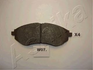 Тормозные колодки ASHIKA 50-W0-007
