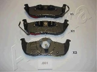 Тормозные колодки ASHIKA 51-00-001