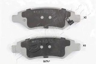 Тормозные колодки ASHIKA 51-00-007