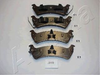 Тормозные колодки ASHIKA 51-00-019