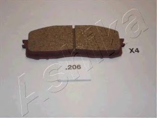 Тормозные колодки ASHIKA 51-02-206