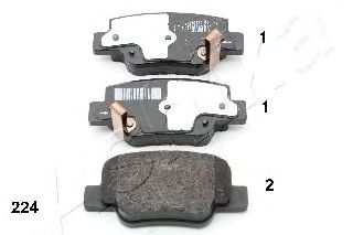 Тормозные колодки ASHIKA 51-02-224