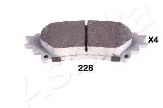 Тормозные колодки ASHIKA 51-02-228