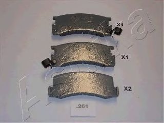 Тормозные колодки ASHIKA 51-02-261