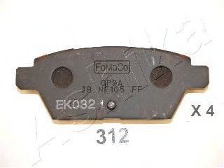 Тормозные колодки ASHIKA 51-03-312