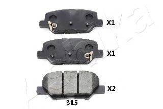 Тормозные колодки ASHIKA 51-03-315