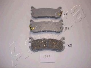 Тормозные колодки ASHIKA 51-03-391