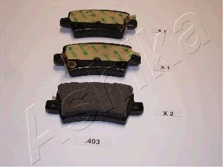 Тормозные колодки ASHIKA 51-04-403