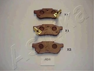 Тормозные колодки ASHIKA 51-04-404