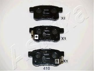 Тормозные колодки ASHIKA 51-04-410