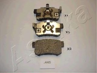 Тормозные колодки ASHIKA 51-04-445