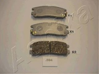 Тормозные колодки ASHIKA 51-05-594