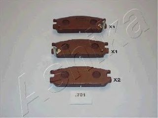 Тормозные колодки ASHIKA 51-07-701