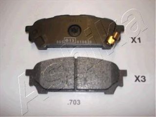Тормозные колодки ASHIKA 51-07-703