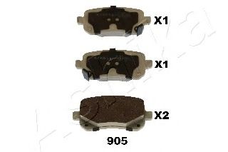 Тормозные колодки ASHIKA 51-09-905