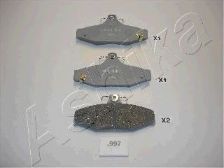 Тормозные колодки ASHIKA 51-09-997