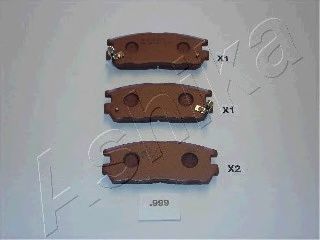 Тормозные колодки ASHIKA 51-09-999