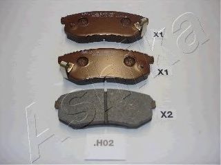 Тормозные колодки ASHIKA 51-0H-H02