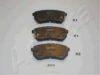 Тормозные колодки ASHIKA 51-0K-004