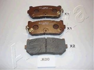 Тормозные колодки ASHIKA 51-0K-K00