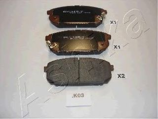 Тормозные колодки ASHIKA 51-0K-K03
