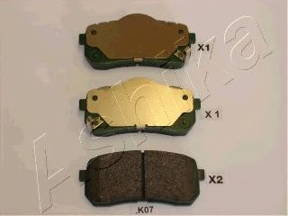 Тормозные колодки ASHIKA 51-0K-K07