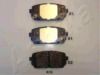 Тормозные колодки ASHIKA 51-0K-K10