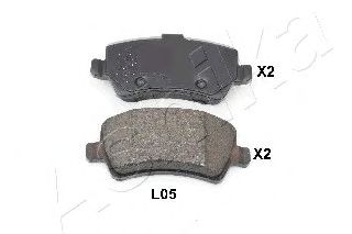 Тормозные колодки ASHIKA 51-0L-L05