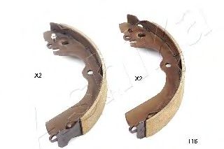 Тормозные колодки барабанные ASHIKA 55-01-116