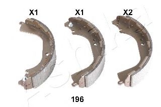 Тормозные колодки барабанные ASHIKA 55-01-196