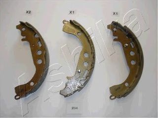 Тормозные колодки барабанные ASHIKA 55-02-204