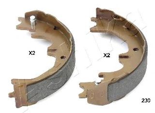 Тормозные колодки барабанные ASHIKA 55-02-230