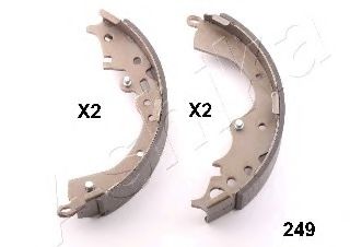 Тормозные колодки барабанные ASHIKA 55-02-249