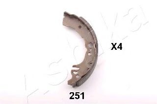 Тормозные колодки барабанные ASHIKA 55-02-251
