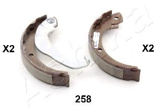 Тормозные колодки барабанные ASHIKA 55-02-258