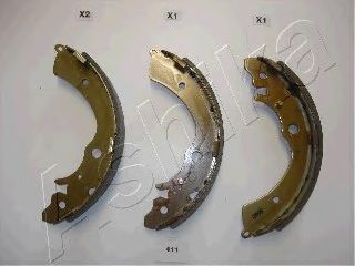 Тормозные колодки барабанные ASHIKA 55-04-411