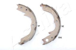 Тормозные колодки барабанные ASHIKA 55-05-515