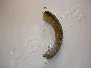 Тормозные колодки барабанные ASHIKA 55-06-607