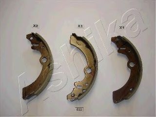 Тормозные колодки барабанные ASHIKA 55-08-822