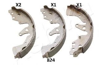 Тормозные колодки барабанные ASHIKA 55-08-824