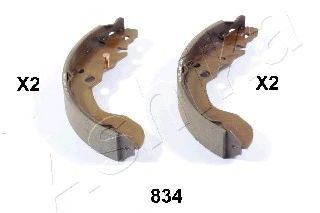 Тормозные колодки барабанные ASHIKA 55-08-834