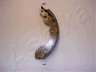 Тормозные колодки барабанные ASHIKA 55-08-897